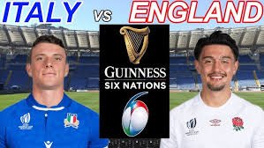 Italy vs England Six Nations Rugby